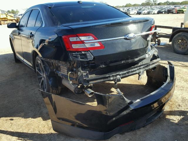 1FAHP2E80EG174468 - 2014 FORD TAURUS SEL BLACK photo 3