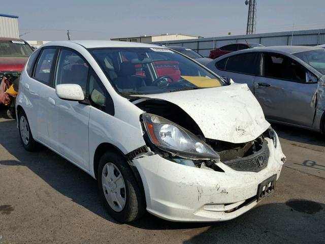 JHMGE8H30DC042314 - 2013 HONDA FIT WHITE photo 1