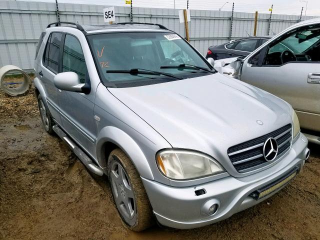 4JGAB74E6YA209726 - 2000 MERCEDES-BENZ ML 55 SILVER photo 1