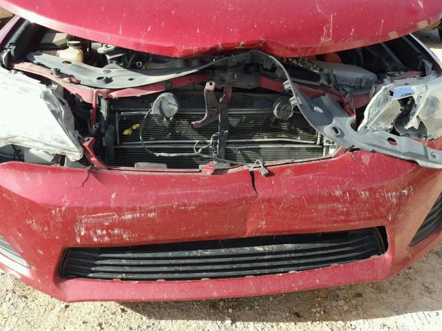 4T1BD1FK2CU040553 - 2012 TOYOTA CAMRY HYBR RED photo 7