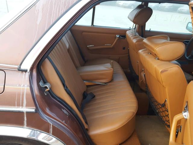 12303312054125 - 1979 MERCEDES-BENZ 300 SD BROWN photo 6