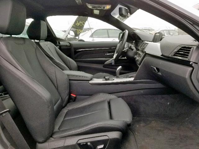 WBA3R5C57EK188337 - 2014 BMW 435 XI SILVER photo 5