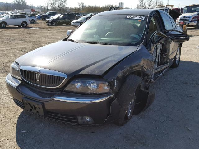 1LNHM86S45Y625634 - 2005 LINCOLN LS BLACK photo 2