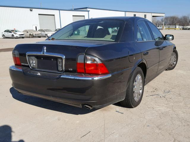 1LNHM86S45Y625634 - 2005 LINCOLN LS BLACK photo 4