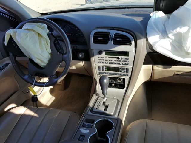 1LNHM86S45Y625634 - 2005 LINCOLN LS BLACK photo 9