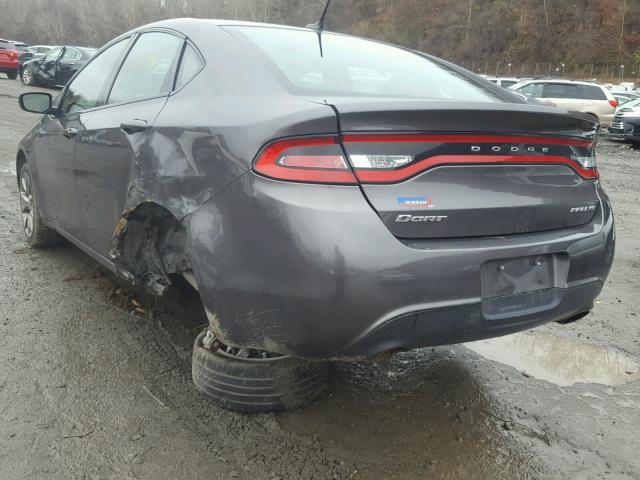 1C3CDFBB4FD182200 - 2015 DODGE DART SXT GRAY photo 3