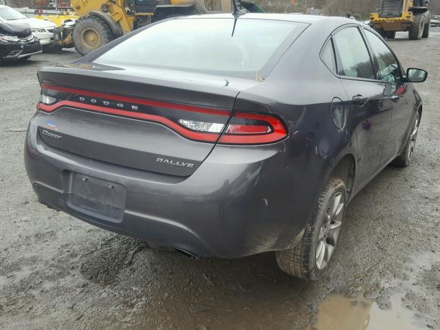 1C3CDFBB4FD182200 - 2015 DODGE DART SXT GRAY photo 4