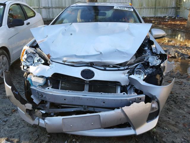 JTDKDTB39E1573454 - 2014 TOYOTA PRIUS C SILVER photo 9