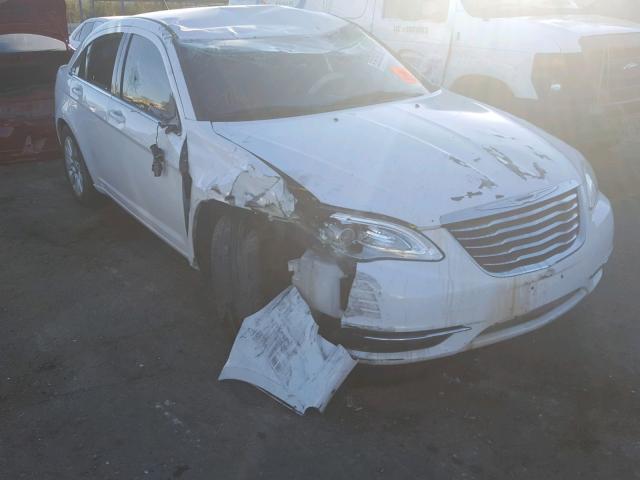 1C3CCBAB9CN145548 - 2012 CHRYSLER 200 LX WHITE photo 1