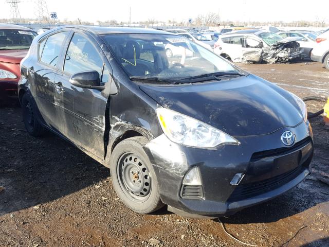 JTDKDTB36E1065541 - 2014 TOYOTA PRIUS C BLACK photo 1