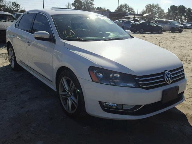 1VWBS7A33FC033048 - 2015 VOLKSWAGEN PASSAT SE WHITE photo 1