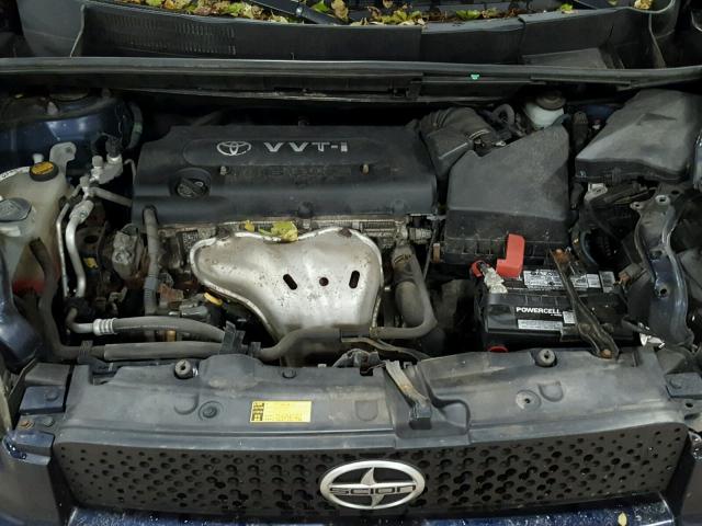 JTLKE50E881008327 - 2008 TOYOTA SCION XB Көк фото 7