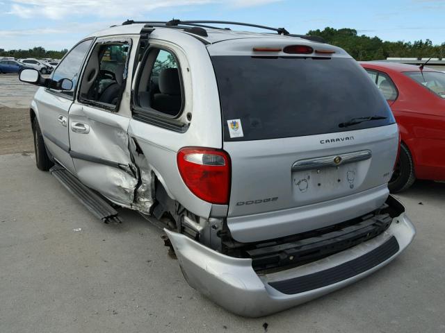 1D4GP45RX5B429783 - 2005 DODGE CARAVAN SX SILVER photo 3