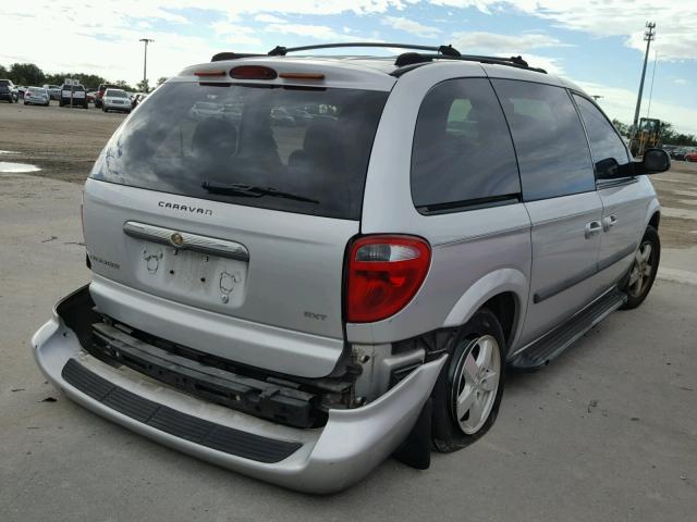 1D4GP45RX5B429783 - 2005 DODGE CARAVAN SX SILVER photo 4