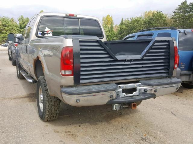 1FTSW31F53EA74422 - 2003 FORD F350 SRW S TAN photo 3