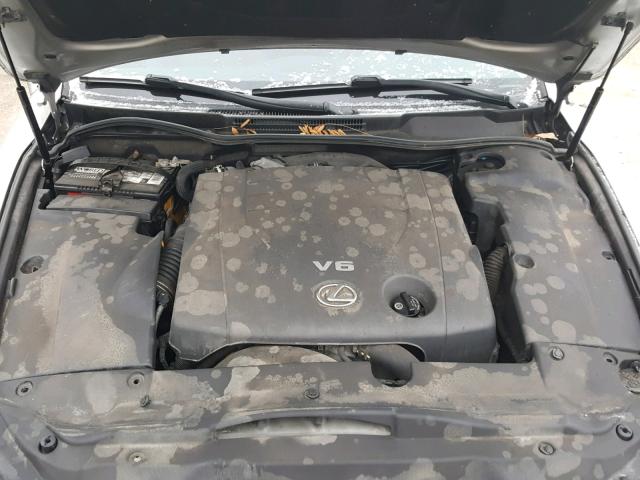 JTHCK262462008481 - 2006 LEXUS IS 250 SILVER photo 7