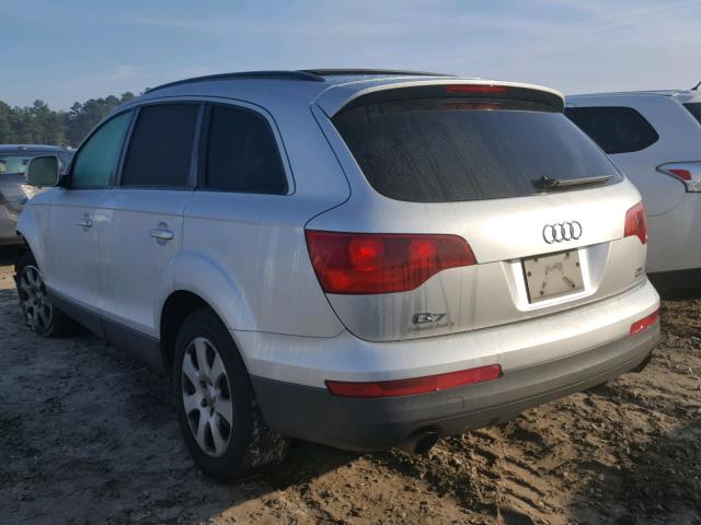 WA1AY74L77D028742 - 2007 AUDI Q7 3.6 QUA SILVER photo 3