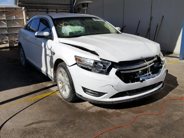 1FAHP2E81DG220968 - 2013 FORD TAURUS SEL WHITE photo 1