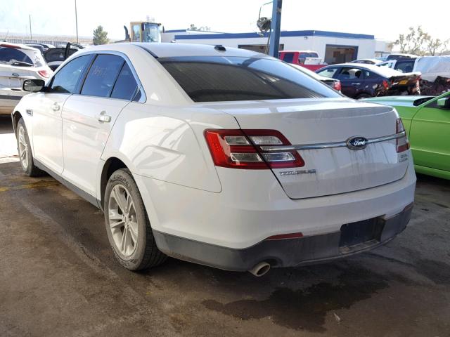 1FAHP2E81DG220968 - 2013 FORD TAURUS SEL WHITE photo 3