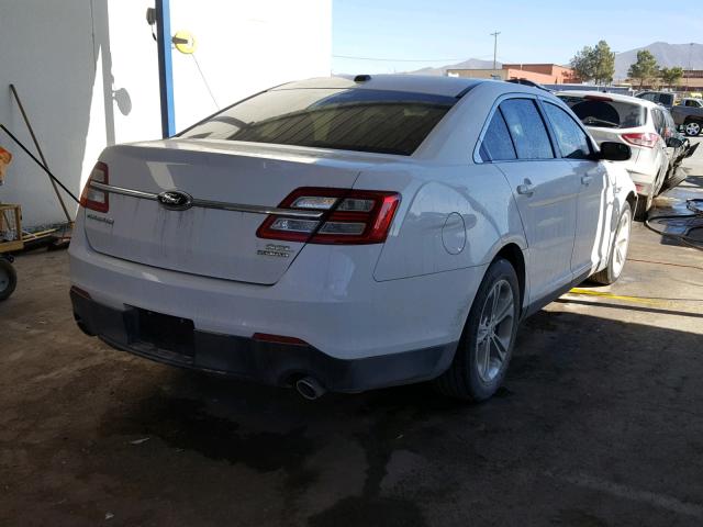 1FAHP2E81DG220968 - 2013 FORD TAURUS SEL WHITE photo 4