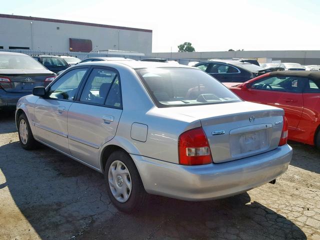 JM1BJ222910413777 - 2001 MAZDA PROTEGE DX SILVER photo 3