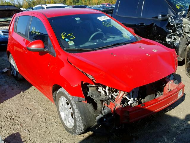 1G1JA6SH6C4135707 - 2012 CHEVROLET SONIC LS RED photo 1