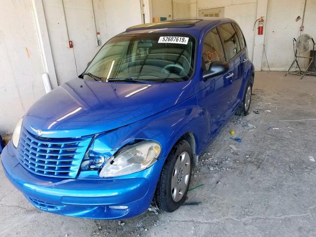 3C4FY48B85T523485 - 2005 CHRYSLER PT CRUISER BLUE photo 2