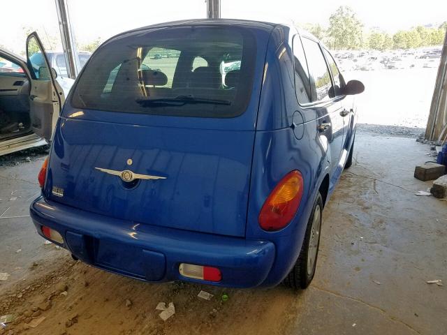 3C4FY48B85T523485 - 2005 CHRYSLER PT CRUISER BLUE photo 4