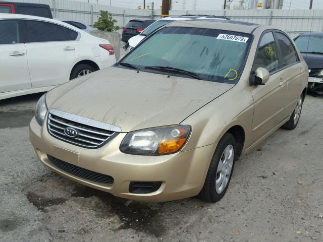 KNAFE222495659394 - 2009 KIA SPECTRA EX GOLD photo 2