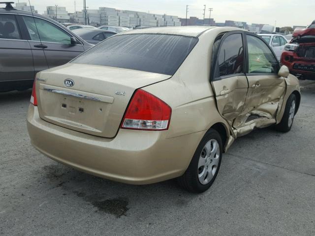 KNAFE222495659394 - 2009 KIA SPECTRA EX GOLD photo 4