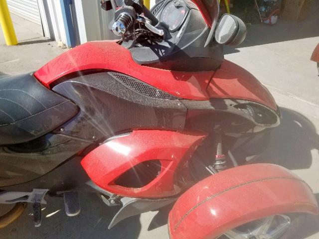 2BXJAXA139V000442 - 2009 CAN-AM SPYDER ROA RED photo 7