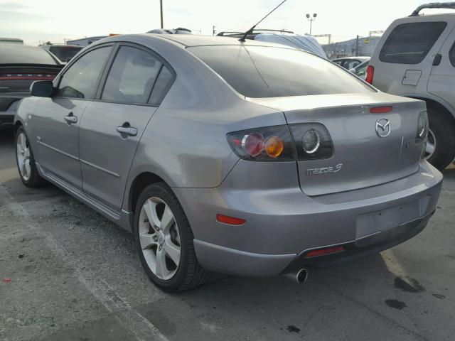 JM1BK324061486168 - 2006 MAZDA 3 S GRAY photo 3