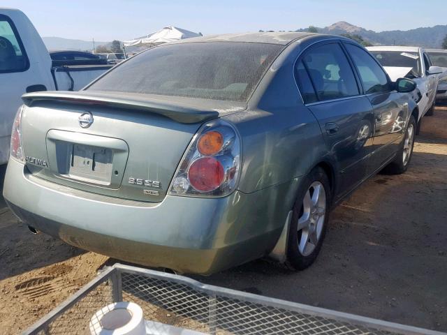 1N4BL11D44C113810 - 2004 NISSAN ALTIMA SE GREEN photo 4