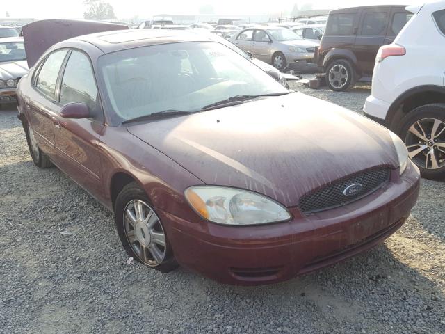 1FAFP56U25A266754 - 2005 FORD TAURUS SEL MAROON photo 1