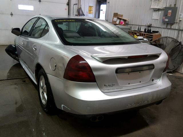 2G2WP522741142555 - 2004 PONTIAC GRAND PRIX SILVER photo 3