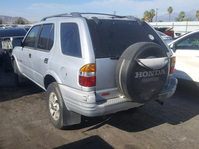 4S6DM58WXY4412414 - 2000 HONDA PASSPORT E ვერცხლისფერი ფოტო 3
