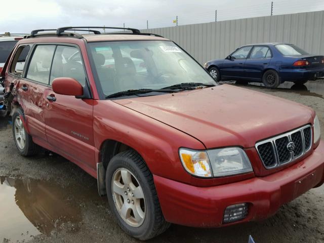 JF1SF65651H700855 - 2001 SUBARU FORESTER S RED photo 1