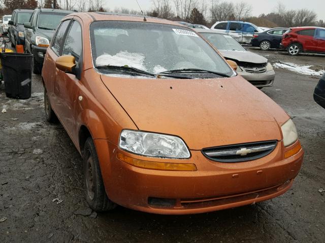 KL1TD62625B295904 - 2005 CHEVROLET AVEO BASE Narıncı foto 1