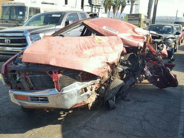 1N6SD16S3VC349684 - 1997 NISSAN TRUCK KING RED photo 2