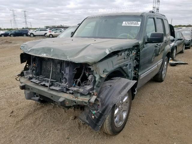 1J8GN58K98W286550 - 2008 JEEP LIBERTY LI GREEN photo 2