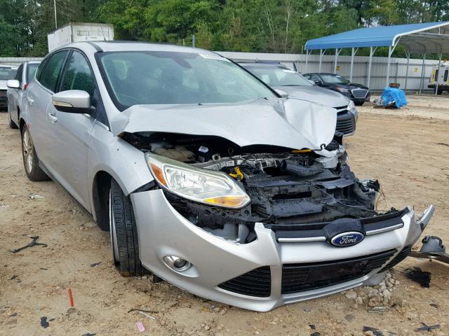 1FAHP3M25CL315266 - 2012 FORD FOCUS SEL SILVER photo 1