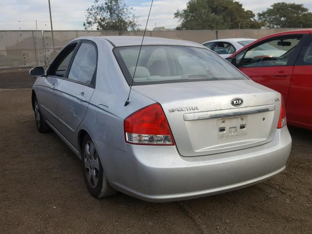 KNAFE222995667443 - 2009 KIA SPECTRA EX SILVER photo 3