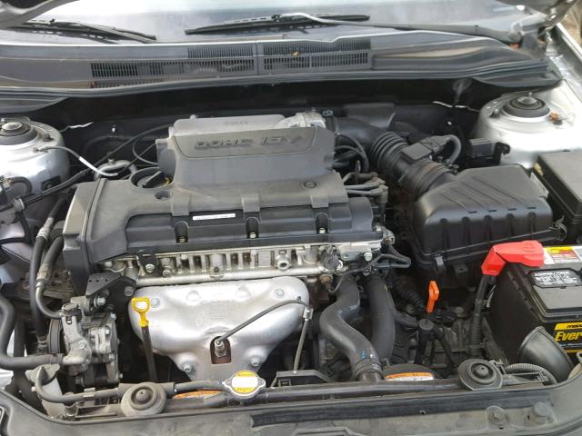 KNAFE222995667443 - 2009 KIA SPECTRA EX SILVER photo 7