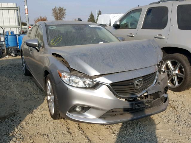 JM1GJ1T5XF1211542 - 2015 MAZDA 6 TOURING GRAY photo 1