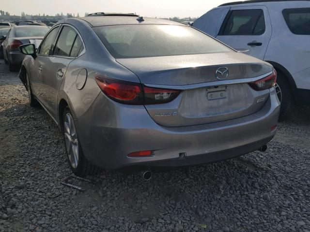 JM1GJ1T5XF1211542 - 2015 MAZDA 6 TOURING GRAY photo 3