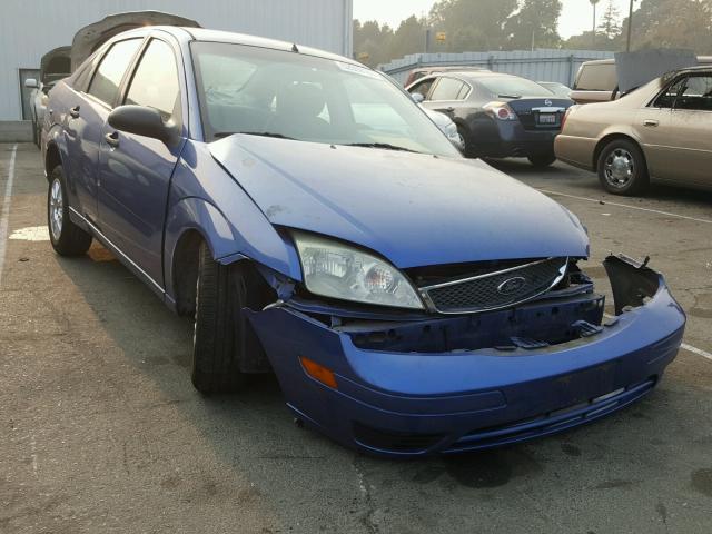 1FAFP34N75W148038 - 2005 FORD FOCUS ZX4 BLUE photo 1