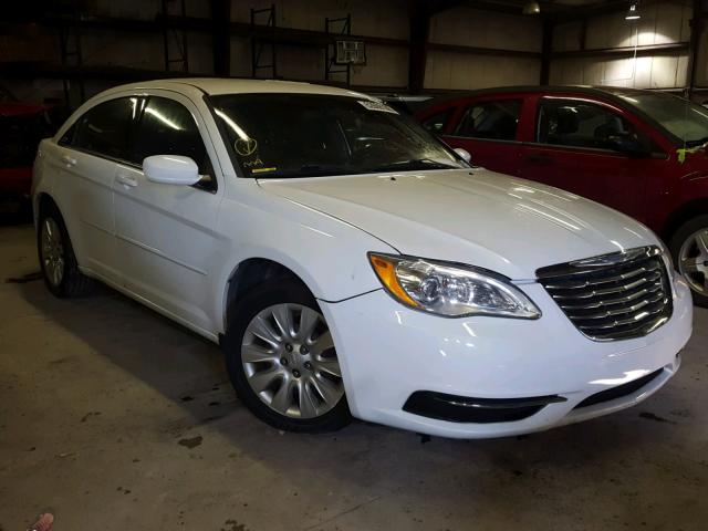 1C3CCBAB7CN248631 - 2012 CHRYSLER 200 LX WHITE photo 1