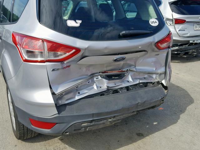 1FMCU0F72EUD48822 - 2014 FORD ESCAPE S SILVER photo 9