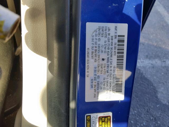 JM3ER29L270133073 - 2007 MAZDA CX-7 BLUE photo 10