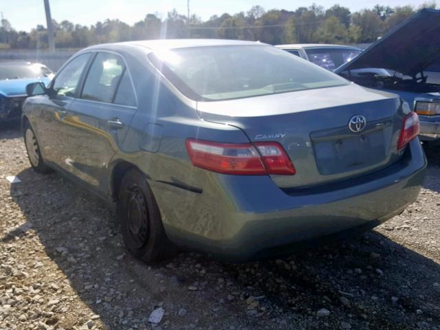 4T1BE46K87U664118 - 2007 TOYOTA CAMRY CE GREEN photo 3